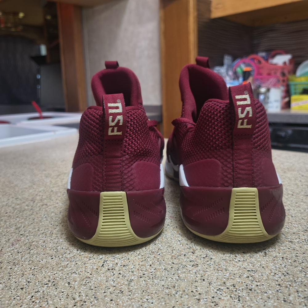 Nike Zoom - FSU Seminoles - Garnet & Gold Athletic Shoes, Men's Size 10 - Picture 5 of 10